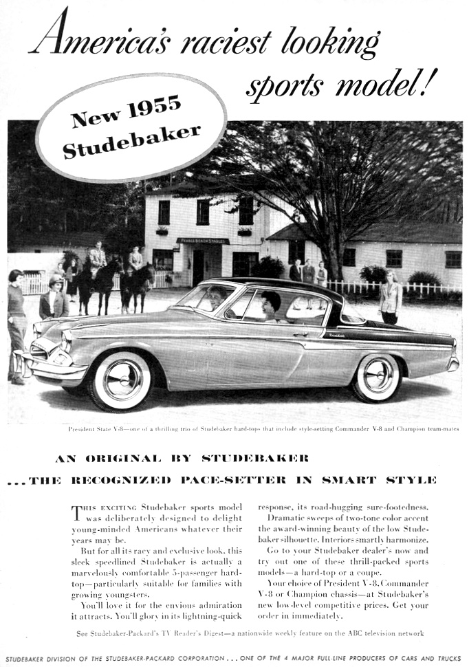1955 Studebacer President State V8